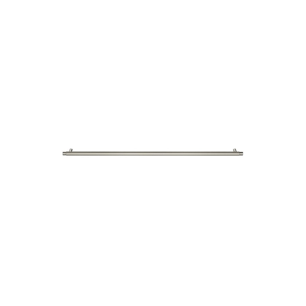 Oppen Round Pull 520mm Cabinet Handle (Linear) in Brushed Nickel - side profile view