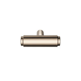 Oppen T-Pull Cabinet Handle (Brushed) - close-up detail view