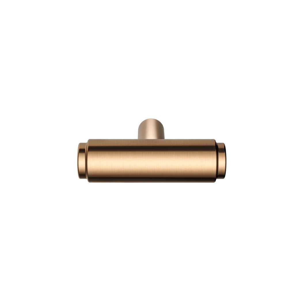 Oppen T-Pull Cabinet Handle (Brushed) - Lustre Bronze