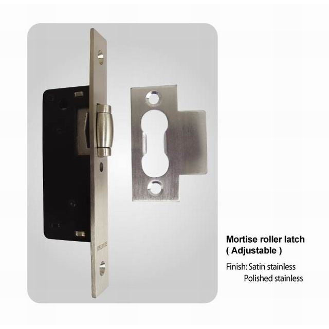 Mortise Roller Latch -Satin Stainless