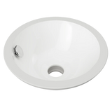 Timberline Mini Round Undermount Basin 260mm Gloss White