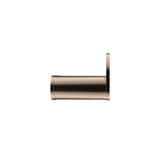 Curvae Double Robe Hook in Polished Chrome - close-up detail view