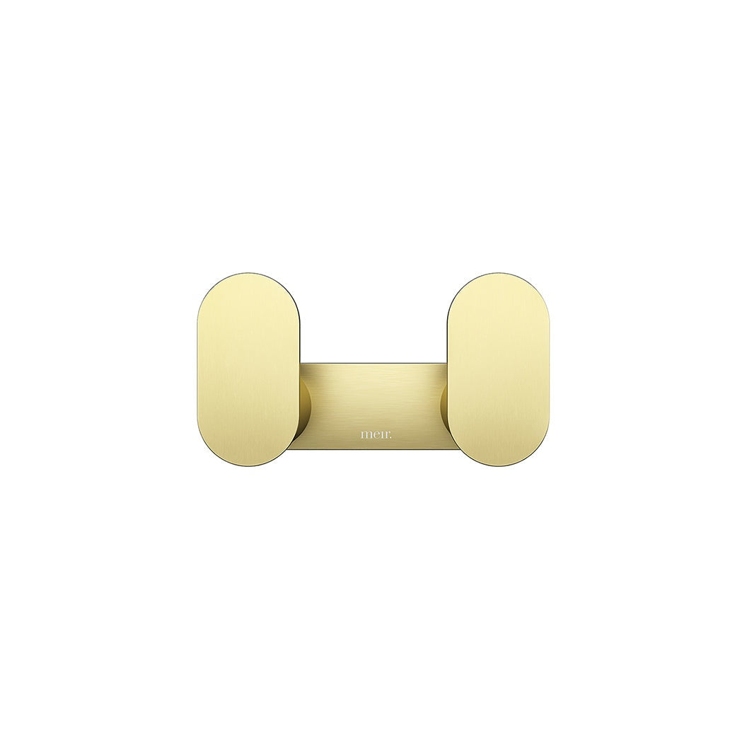 Curvae Double Robe Hook - Tiger Bronze