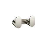 Curvae Double Robe Hook - Brushed Nickel