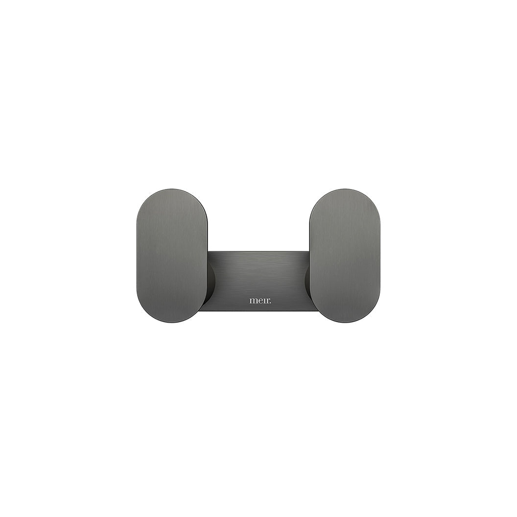 Curvae Double Robe Hook - side profile view, bathroom accessory (28 of 30)