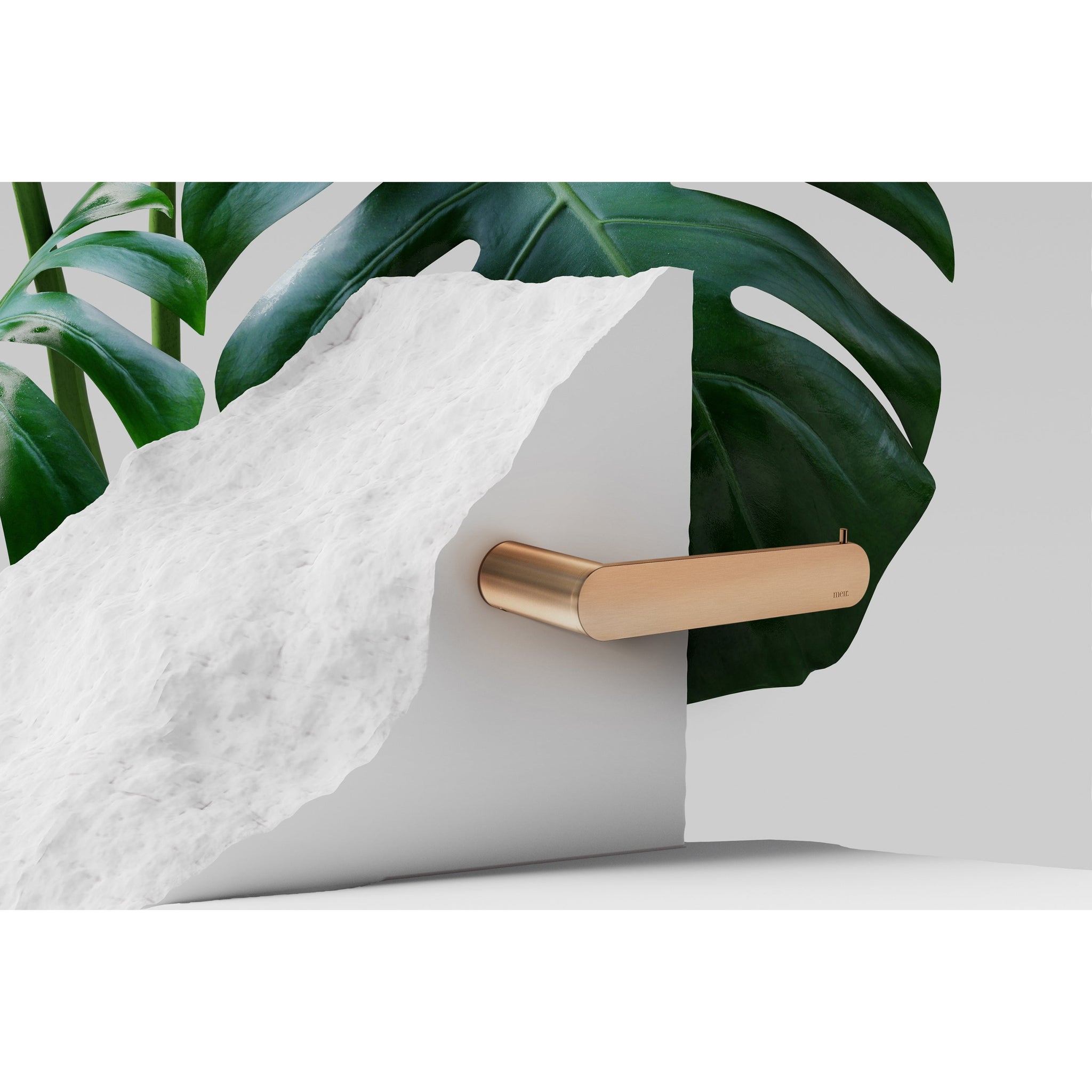 Curvae Toilet Roll Holder - Lustre Bronze