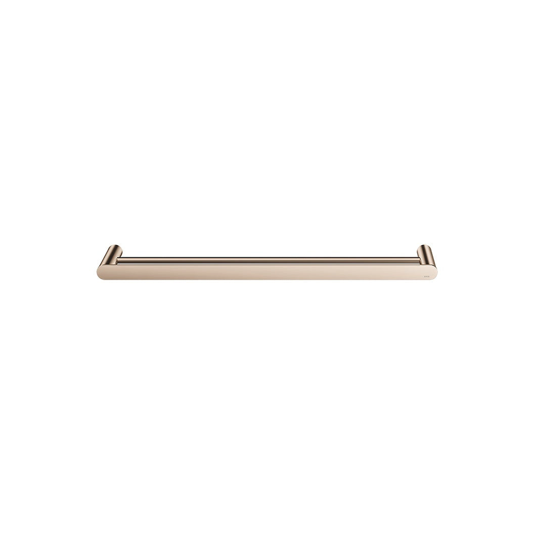Curvae Double Towel Rail 600mm - Champagne