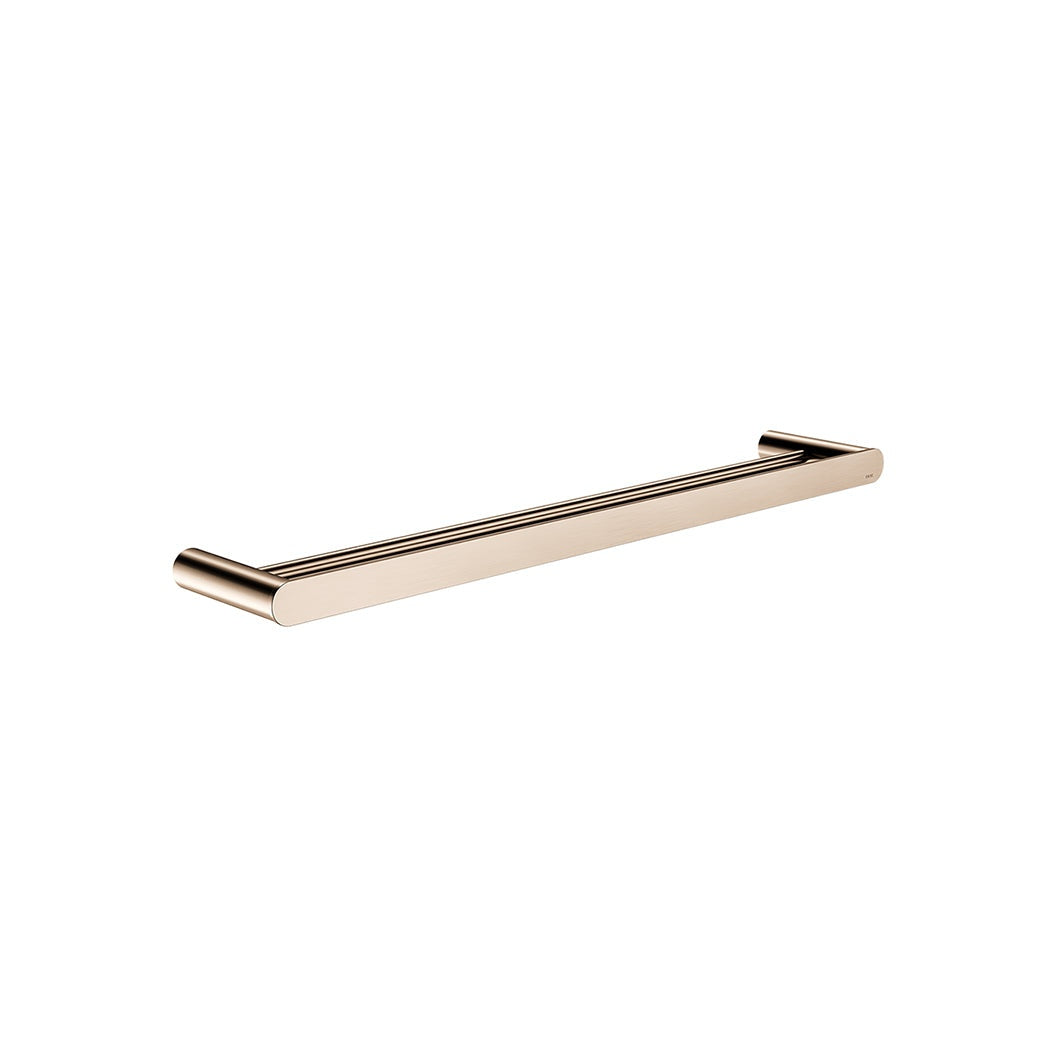 Curvae Double Towel Rail 600mm in Polished Chrome - alternative product view
