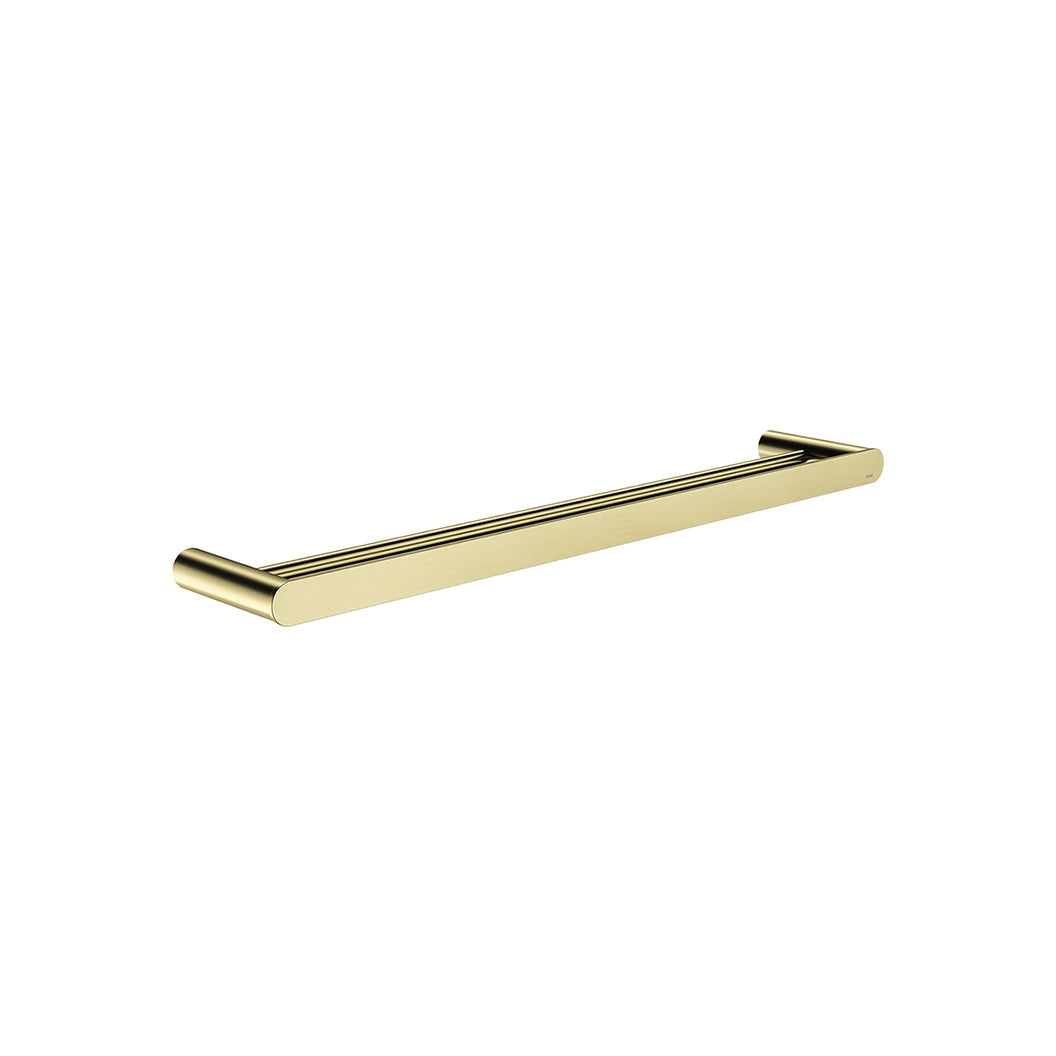 Curvae Double Towel Rail 600mm - Tiger Bronze