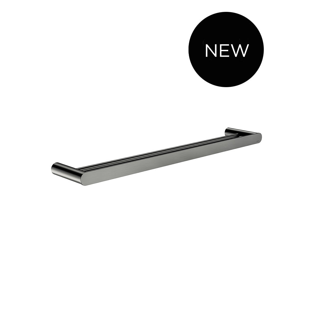 Curvae Double Towel Rail 600mm - Shadow