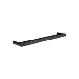 Curvae Double Towel Rail 600mm - Matte Black