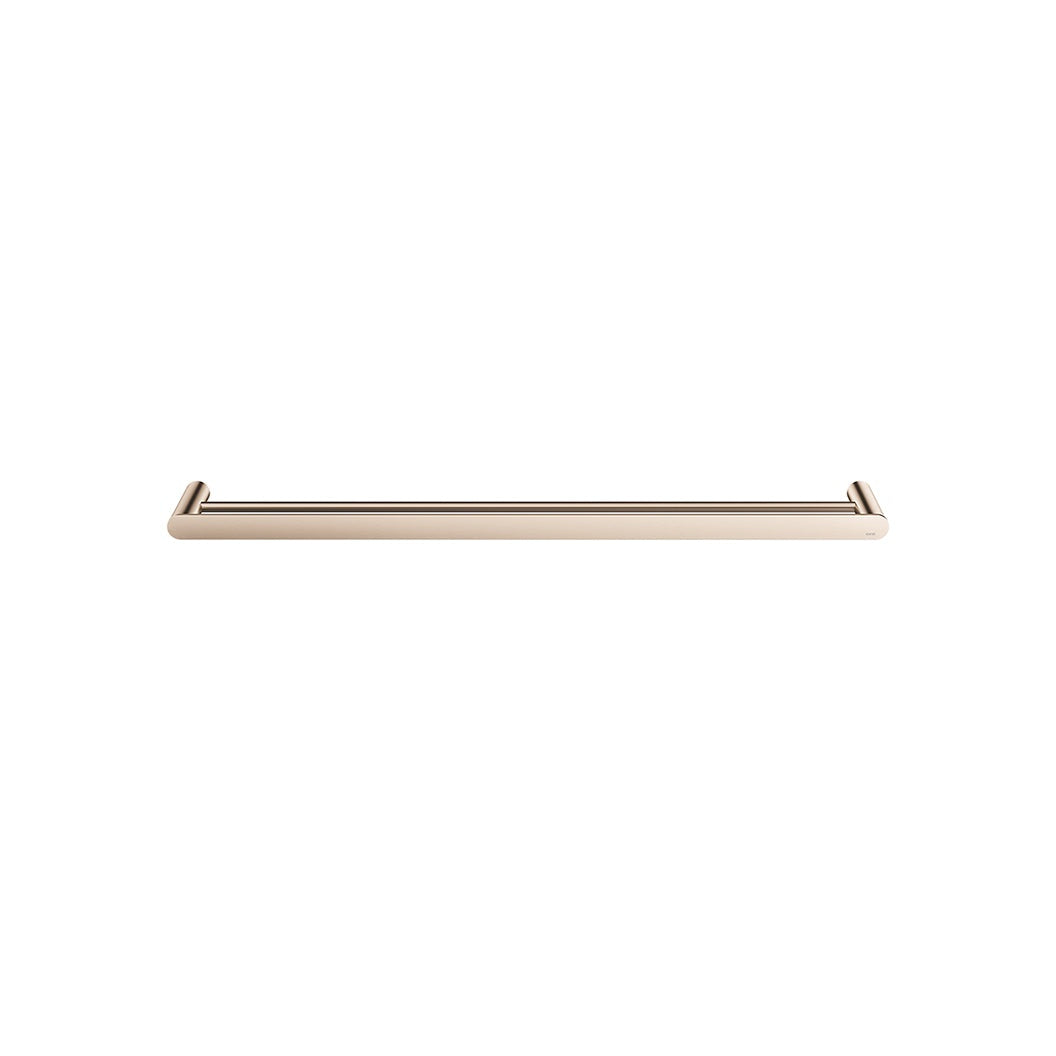 Curvae Double Towel Rail 800mm - Champagne