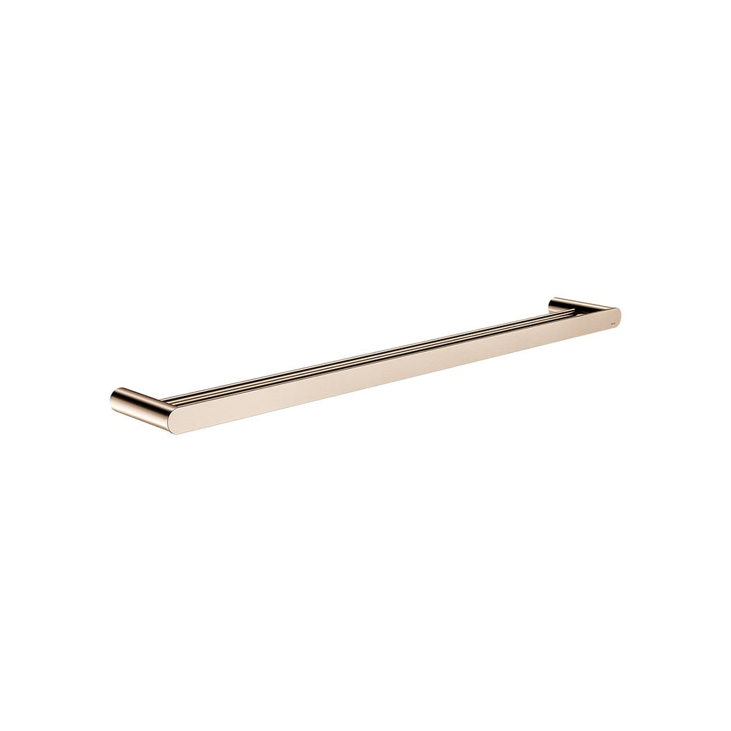 Curvae Double Towel Rail 800mm - Champagne
