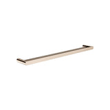 Curvae Double Towel Rail 800mm - Champagne