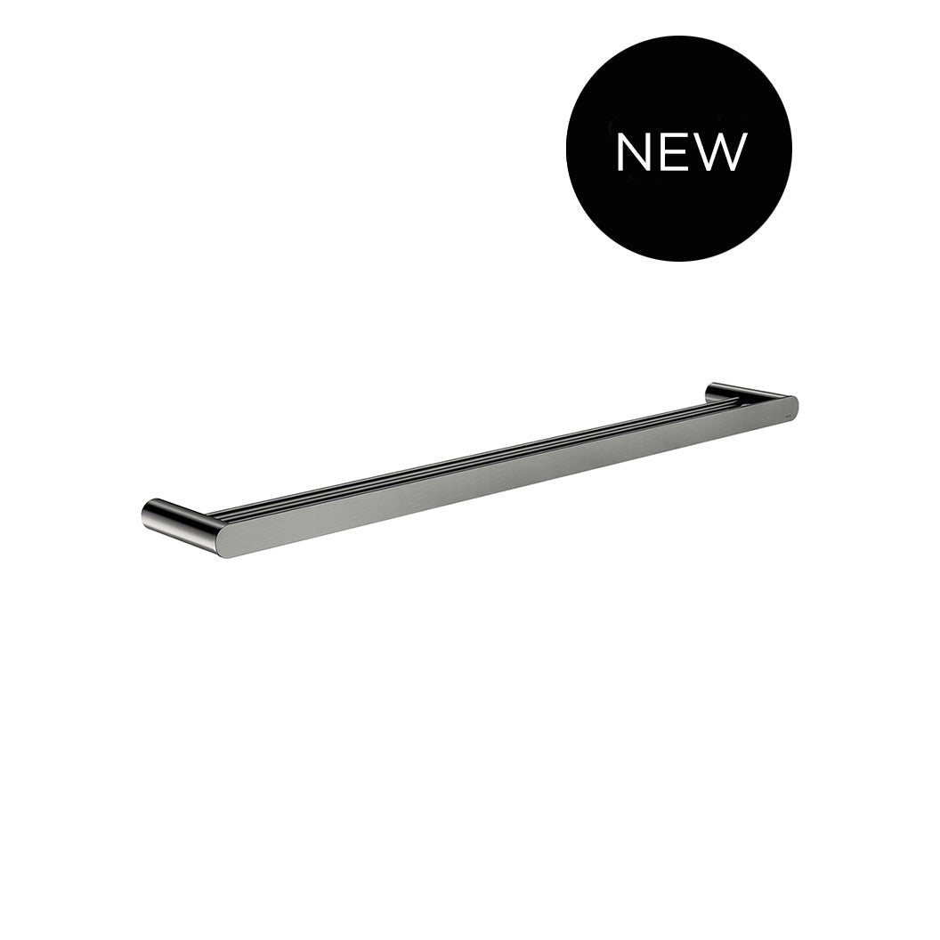 Curvae Double Towel Rail 800mm - Shadow