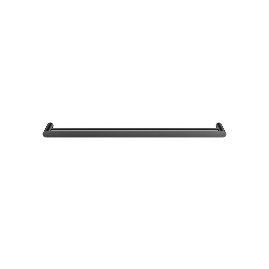 Curvae Double Towel Rail 800mm - Matte Black