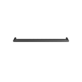 Curvae Double Towel Rail 800mm - Matte Black