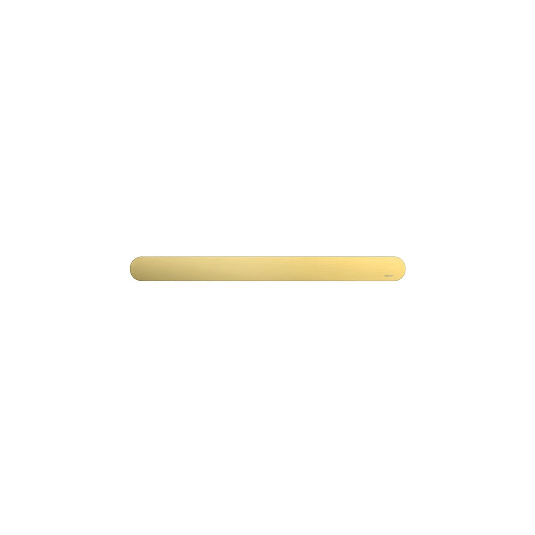 Curvae Single Towel Rail 300mm - Tiger Bronze