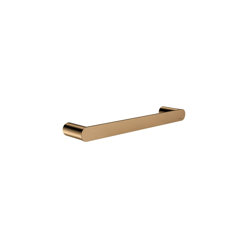 Curvae Single Towel Rail 300mm - Lustre Bronze