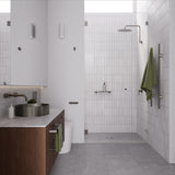 Curvae Single Towel Rail 300mm - Shadow