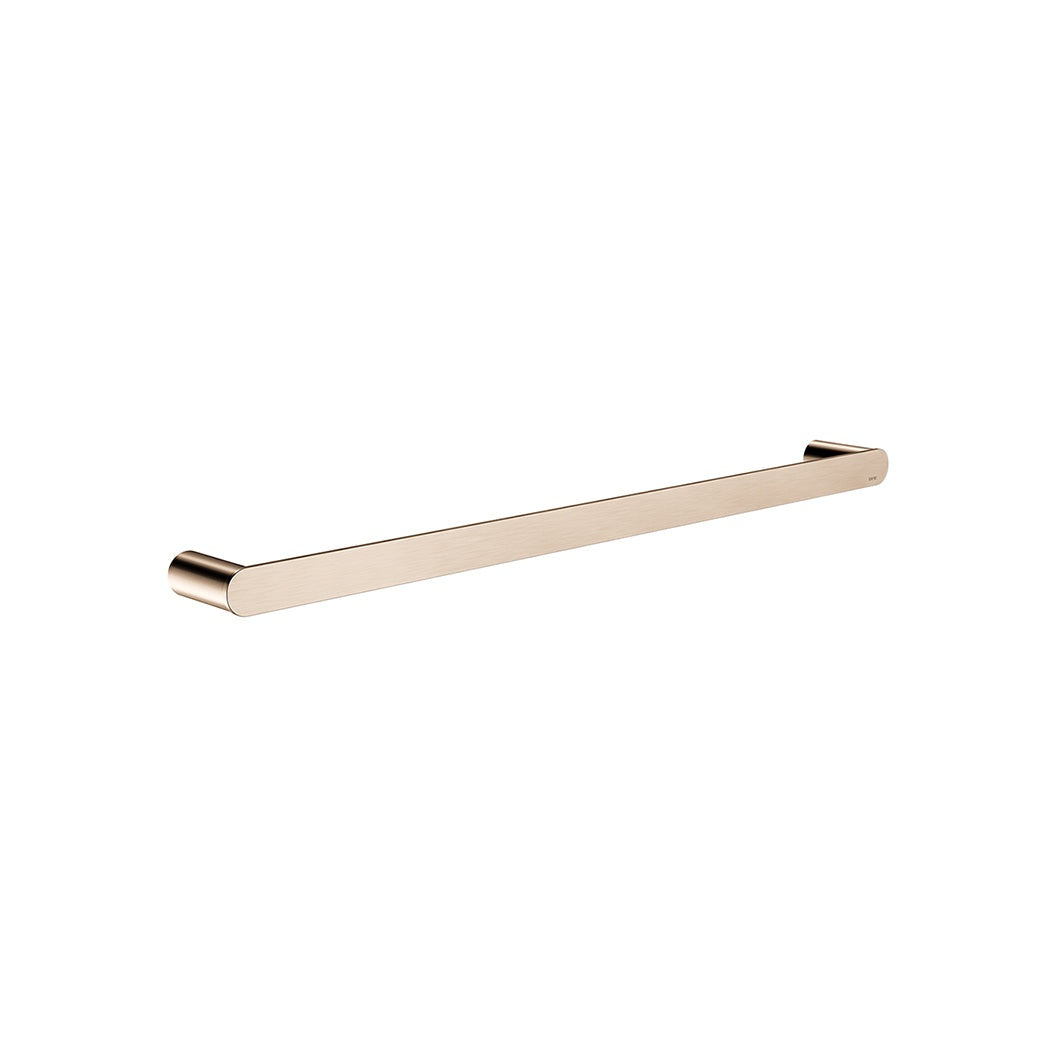 Curvae Single Towel Rail 600mm - Champagne