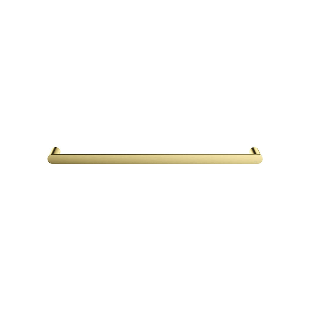 Curvae Single Towel Rail 600mm - Tiger Bronze