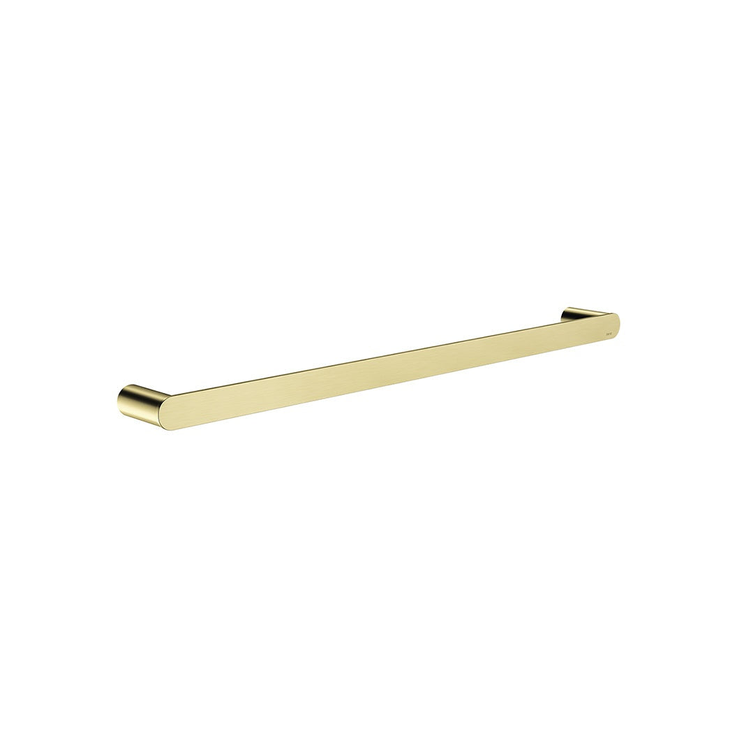 Curvae Single Towel Rail 600mm - Tiger Bronze