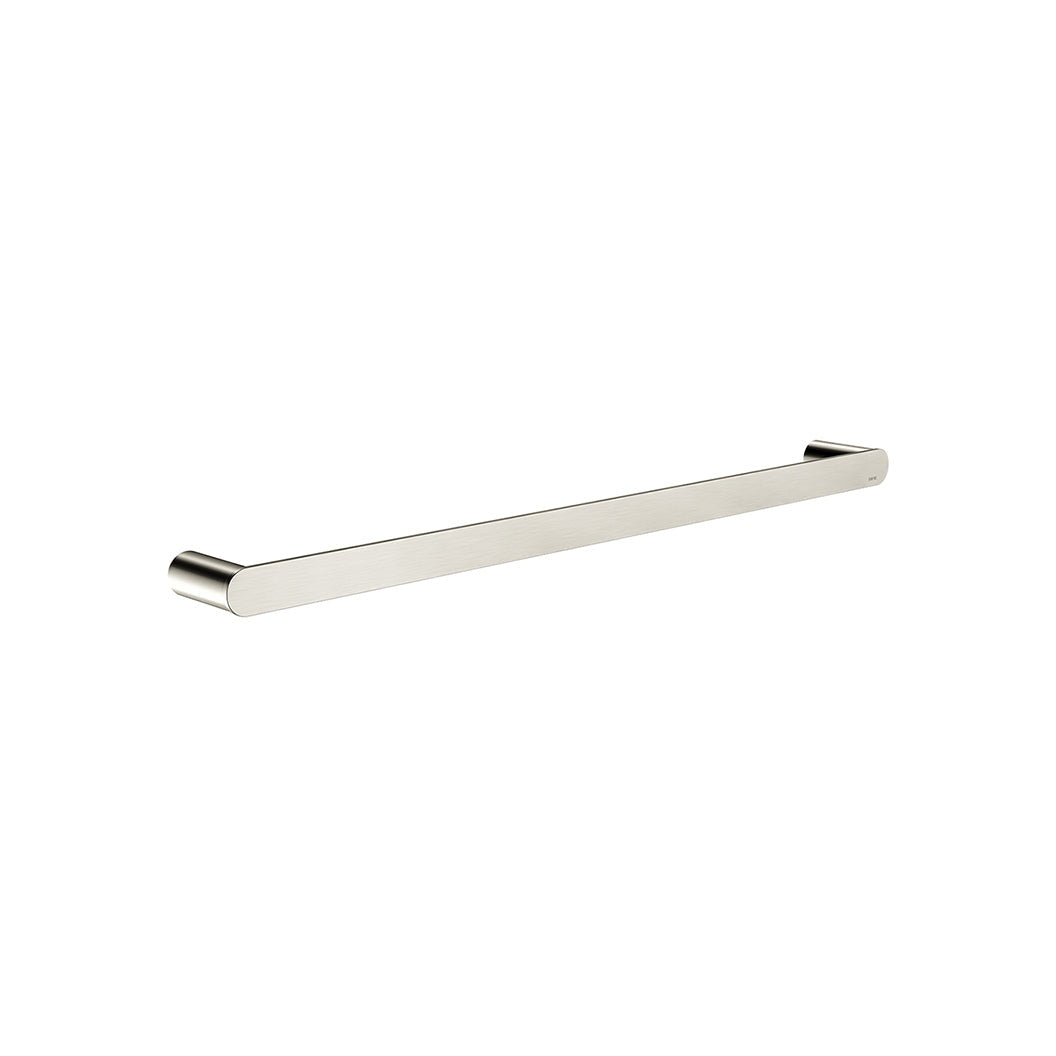 Curvae Single Towel Rail 600mm - Brushed Nickel