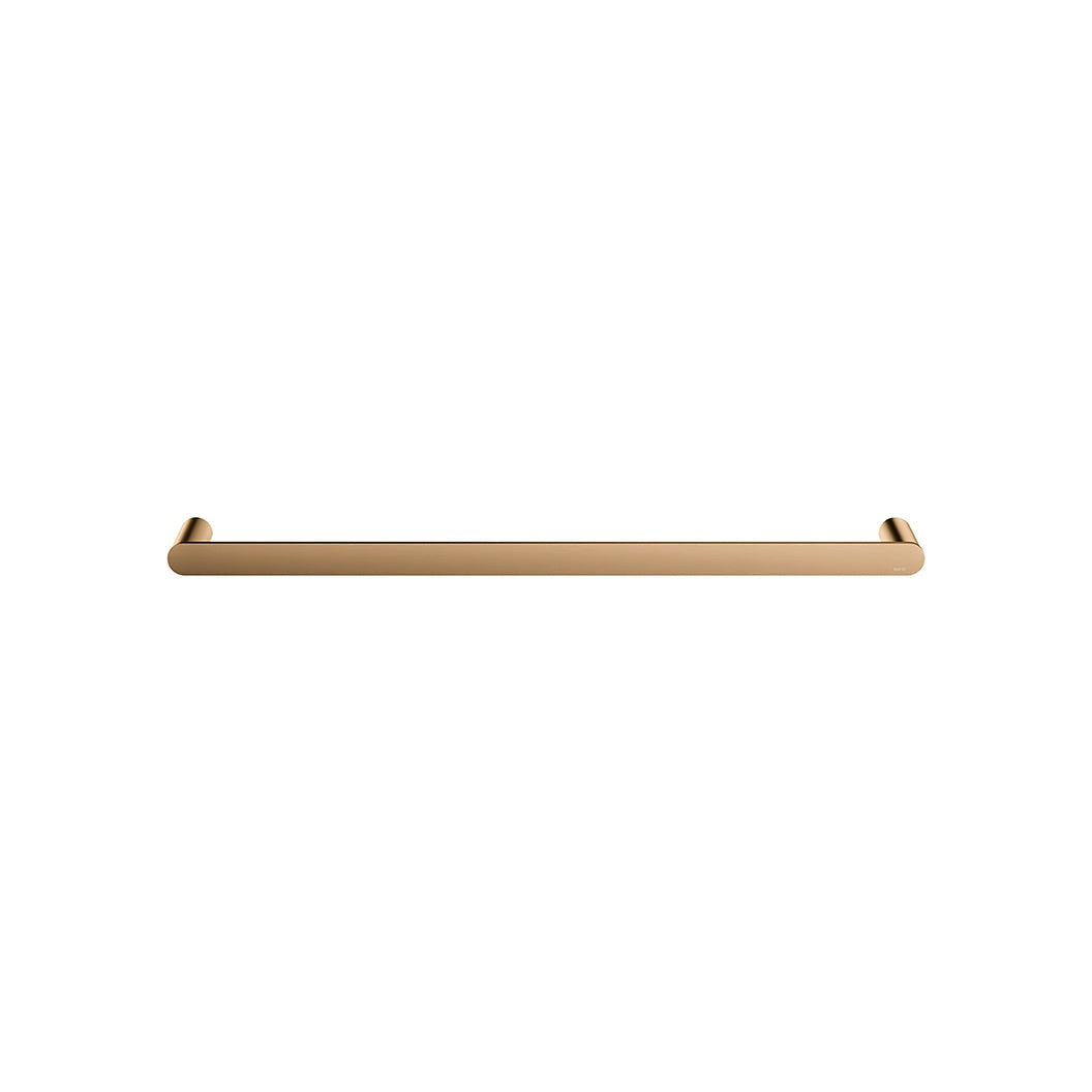 Curvae Single Towel Rail 600mm - Lustre Bronze