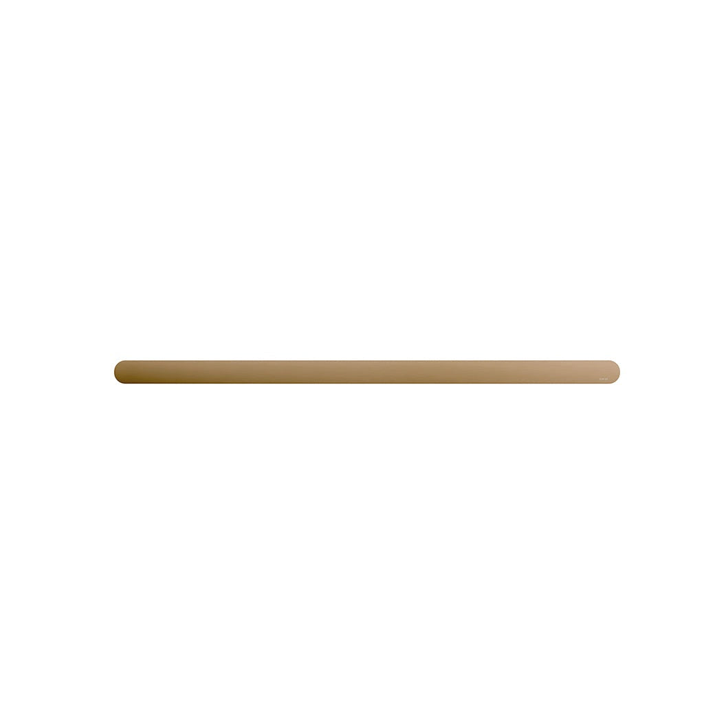 Curvae Single Towel Rail 600mm - Lustre Bronze