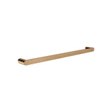Curvae Single Towel Rail 600mm - Lustre Bronze