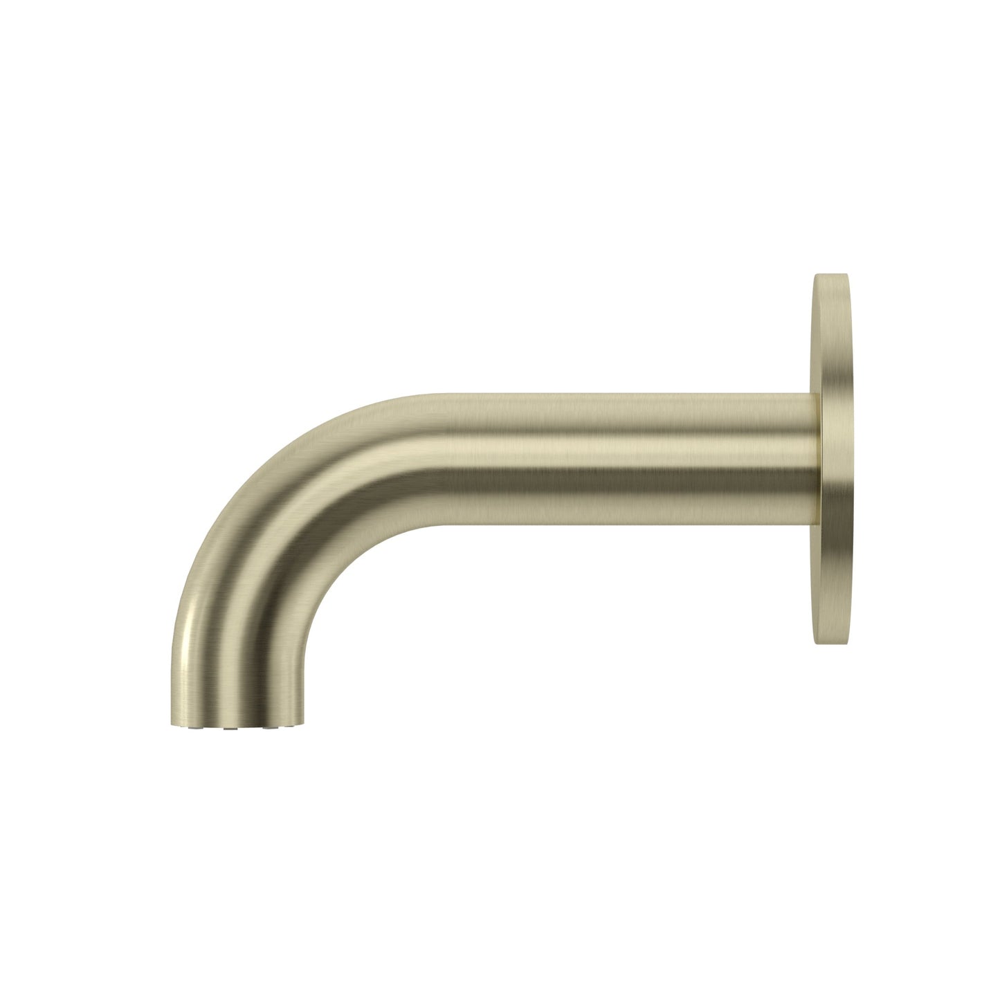 Universal Round Curved Spout 130mm - Tiger Bronze