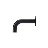 Universal Round Curved Spout 130mm - Matte Black