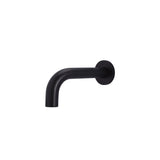 Universal Round Curved Spout 130mm - Matte Black