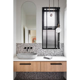Universal Round Curved Spout 130mm - Matte Black