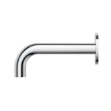 universal round curved spout 170mm - Polished Chrome