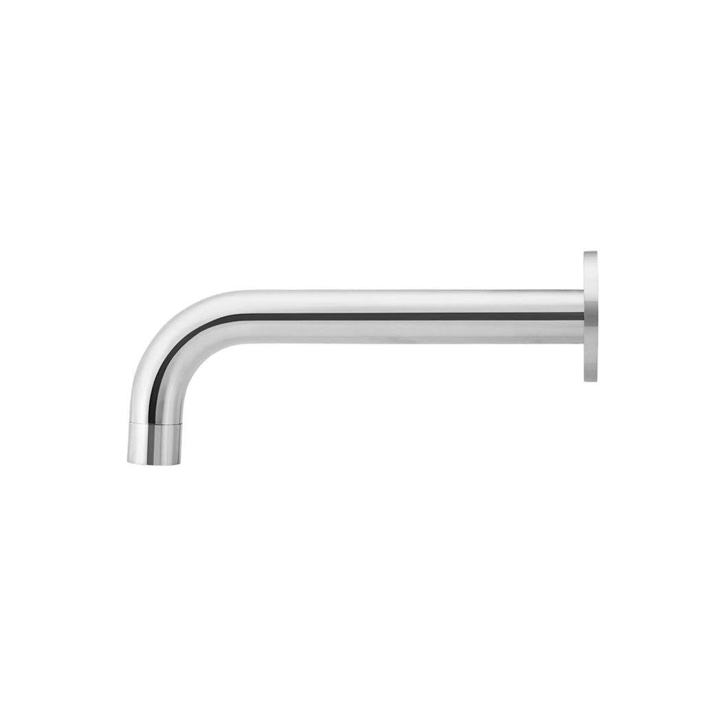 Universal Round Curved Spout - finish and profile close-up