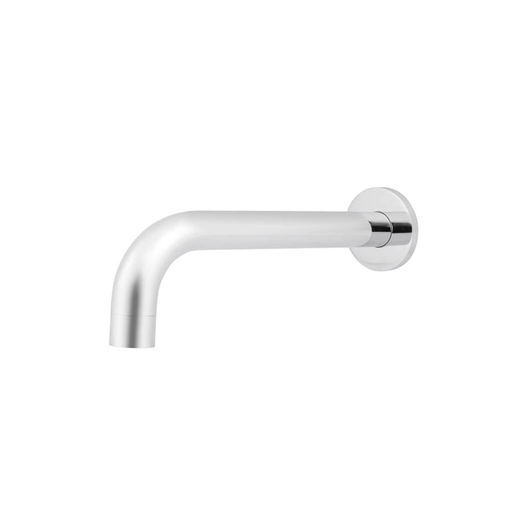 Universal Round Curved Spout - Polished Chrome