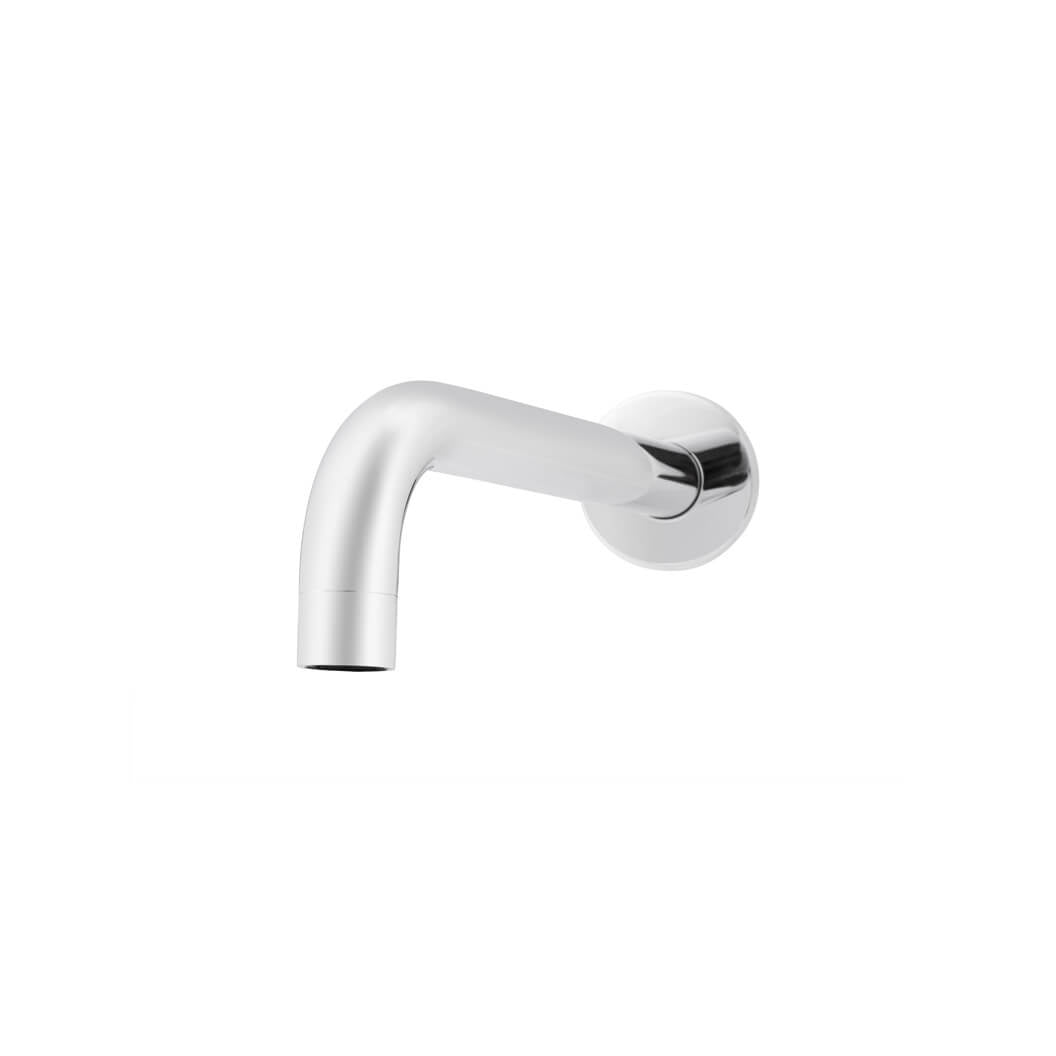 Universal Round Curved Spout - Polished Chrome