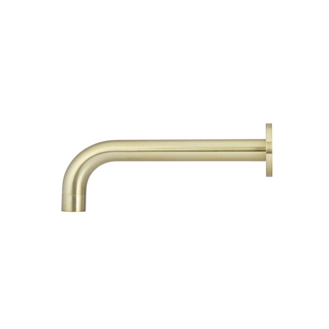 Universal Round Curved Spout - Tiger Bronze