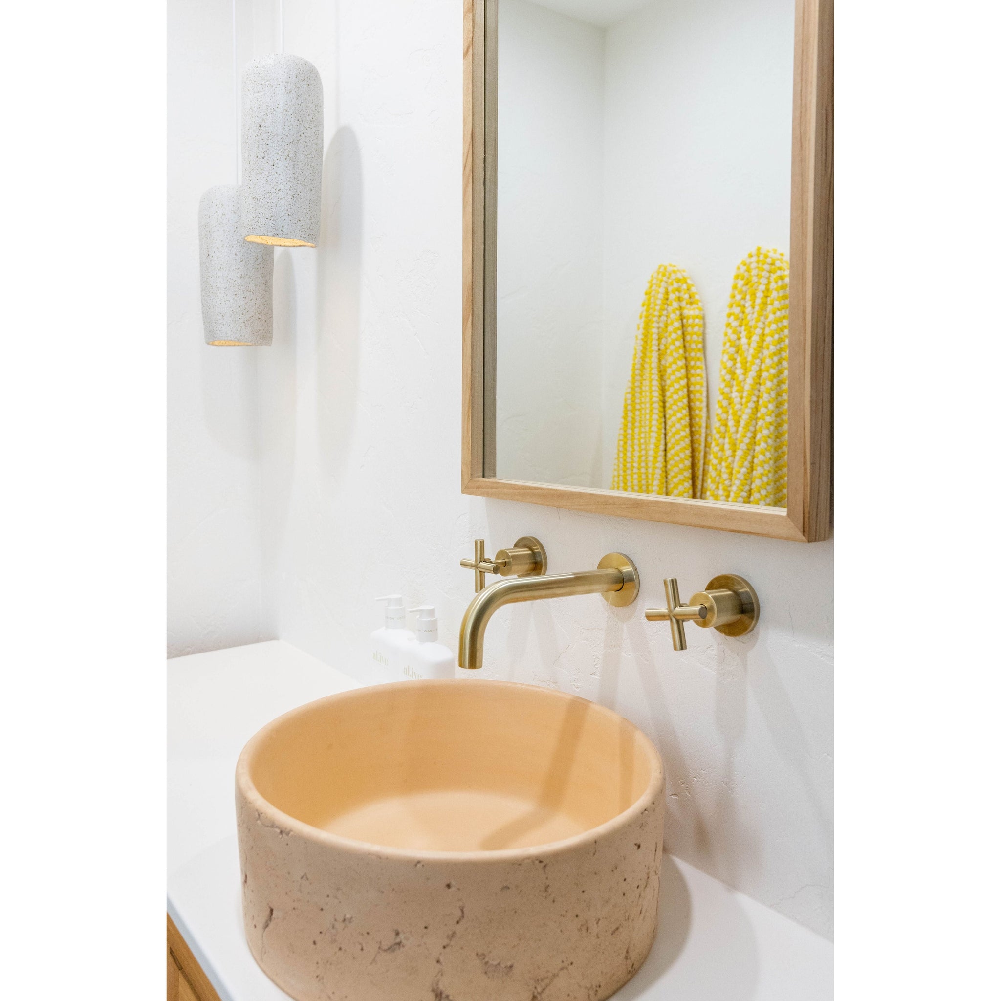 Universal Round Curved Spout - Tiger Bronze