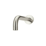 Universal Round Curved Spout - Brushed Nickel