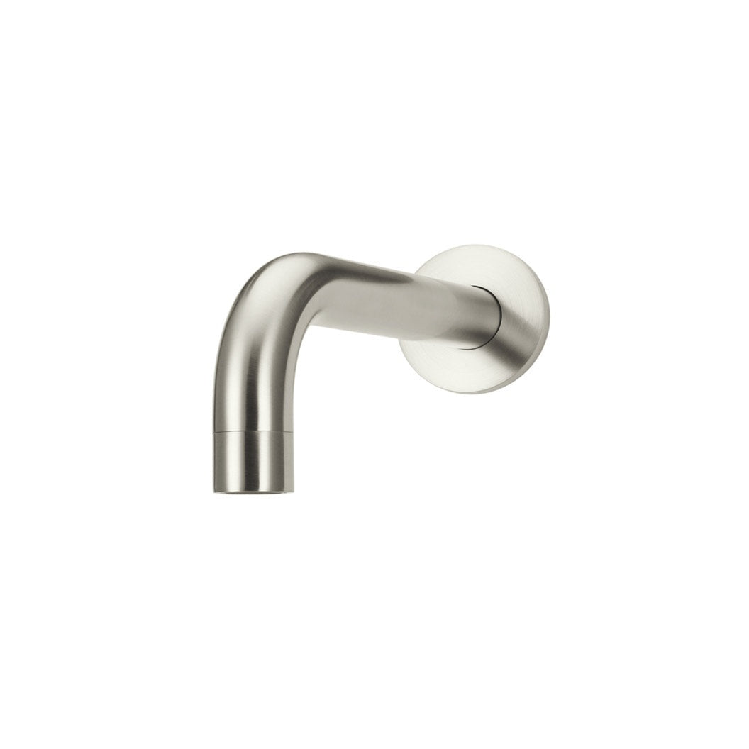 Universal Round Curved Spout - Brushed Nickel