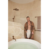 Universal Round Curved Spout - Lustre Bronze
