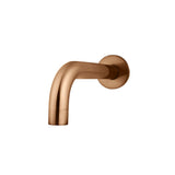 Universal Round Curved Spout - Lustre Bronze