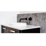 Universal Round Curved Spout - side profile view, bathroom fixture