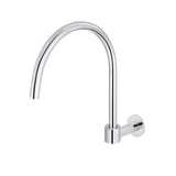 Round High-Rise Swivel Wall Spout