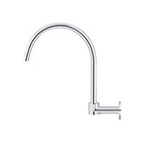Round High-Rise Swivel Wall Spout - angled product view (10 of 34)