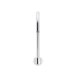 Round High-Rise Swivel Wall Spout - Polished Chrome