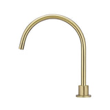 Round High-Rise Swivel Hob Spout - Tiger Bronze